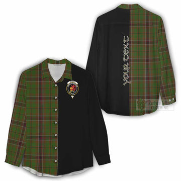 Murphy Tartan Women's Casual Shirt with Family Crest and Half Of Me Style