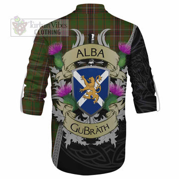 Murphy Tartan Family Crest Ghillie Kilt Shirt Lion Rampant Royal Thistle Shield Celtic Inspired - Tartan Vibes Clothing