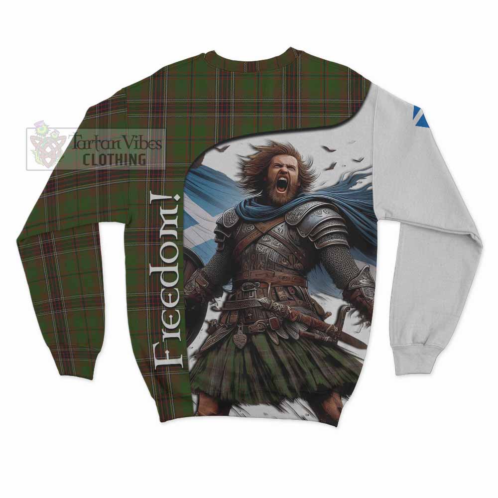 Murphy Crest Tartan Sweatshirt Inspired by the Freedom of Scottish Warrior - Tartan Vibes Clothing
