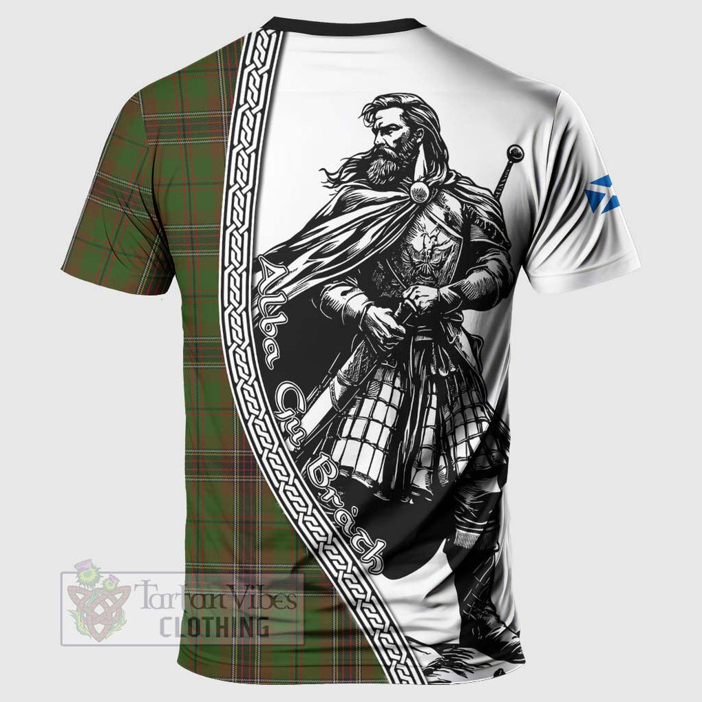 Murphy Tartan Clan Crest T-Shirt with Highlander Warrior Celtic Style - Tartan Vibes Clothing