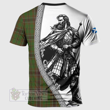 Murphy Tartan Clan Crest T-Shirt with Highlander Warrior Celtic Style - Tartan Vibes Clothing