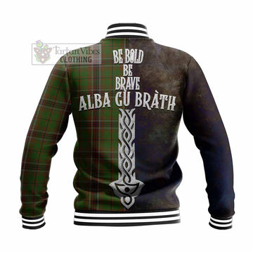 Murphy Tartan Family Crest Baseball Jacket Alba Gu Brath Be Brave Lion Ancient Style - Tartan Vibes Clothing