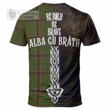 Murphy Tartan Family Crest T-Shirt Alba Gu Brath Be Brave Lion Ancient Style - Tartan Vibes Clothing