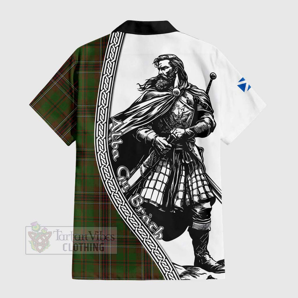 Murphy Tartan Clan Crest Hawaiian Shirt with Highlander Warrior Celtic Style - Tartan Vibes Clothing