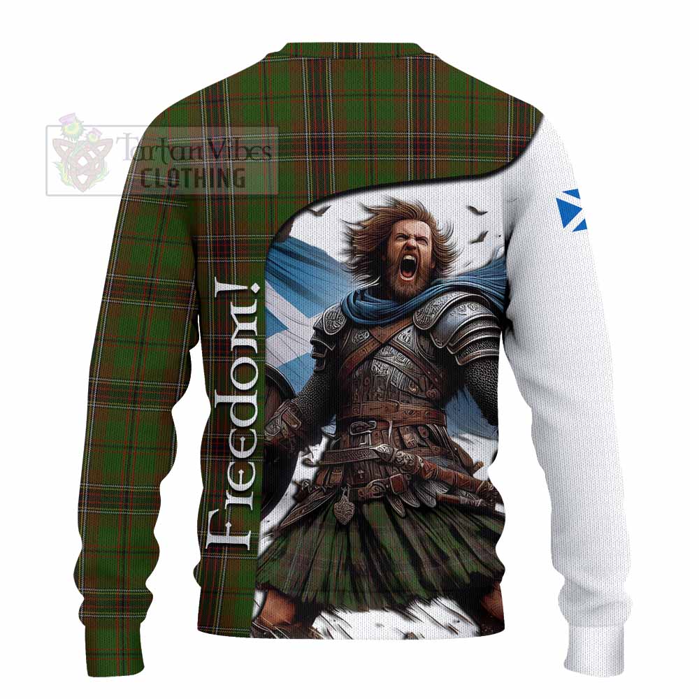 Tartan Vibes Clothing Murphy Crest Tartan Knitted Sweater Inspired by the Freedom of Scottish Warrior