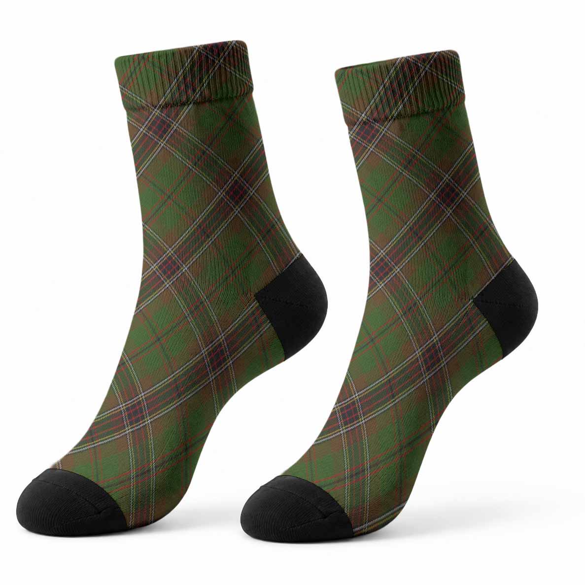 Murphy Tartan Crew Socks Cross Style - Tartan Vibes Clothing