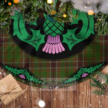 Murphy Tartan Christmas Tree Skirt Scottish Thistle Style - Tartan Vibes Clothing
