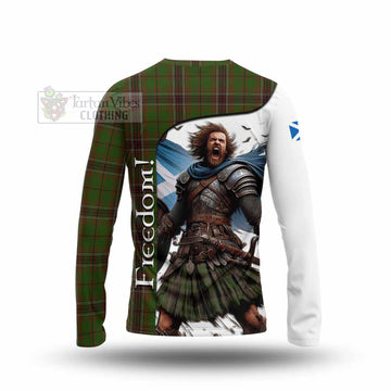 Murphy Crest Tartan Long Sleeve T-Shirt Inspired by the Freedom of Scottish Warrior