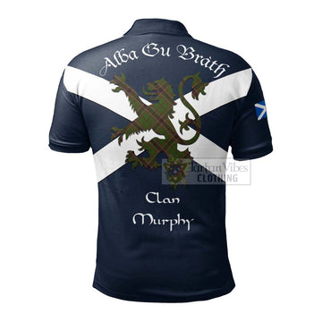 Murphy Tartan Lion Rampant Polo Shirt Proudly Display Your Heritage with Alba Gu Brath and Clan Name