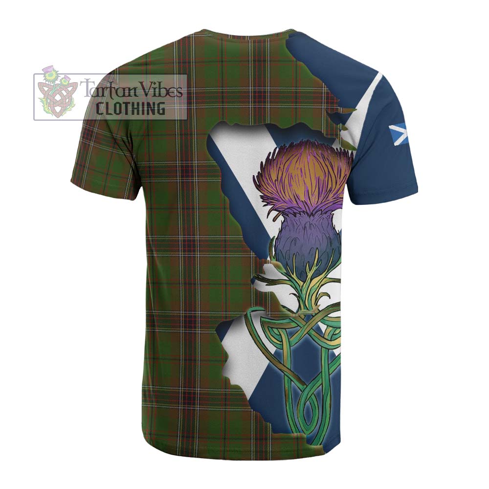 Murphy Tartan Family Crest Cotton T-shirt Scottish Thistle Celtic Inspired - Tartan Vibes Clothing