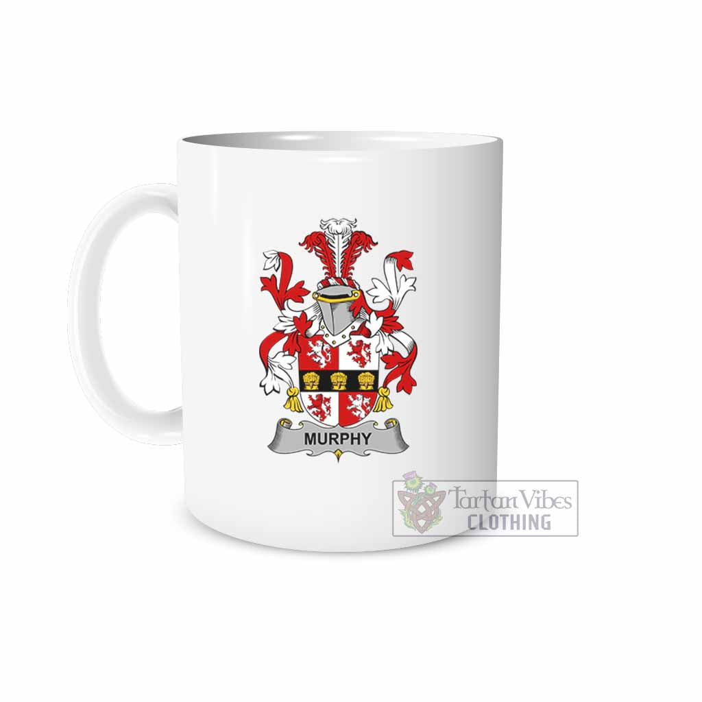 Tartan Vibes Clothing Murphy (Muskerry) Irish Clan Coat of Arms Ceramic Mug