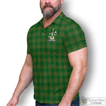 Murphy (Wexford) Irish Clan Tartan Men's Polo Shirt with Coat of Arms