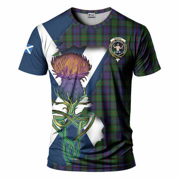 Murray Tartan Family Crest T-Shirt Scottish Thistle Celtic Inspired Kid's Shirt - Tartan Vibes Clothing