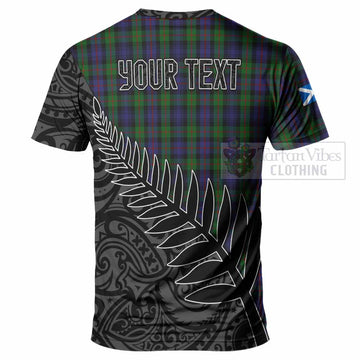 Murray Crest Tartan T-Shirt with New Zealand Silver Fern Half Style