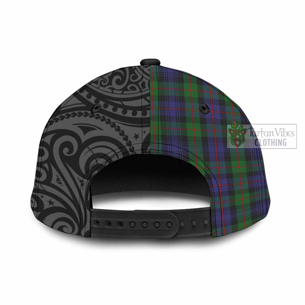 Tartan Vibes Clothing Murray Tartan Classic Cap with New Zealand Silver Fern Half Style