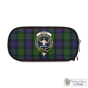 Murray Tartan Pen and Pencil Case with Family Crest