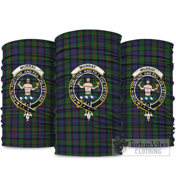 Murray Tartan Neck Gaiters, Tartan Bandanas, Tartan Head Band with Family Crest