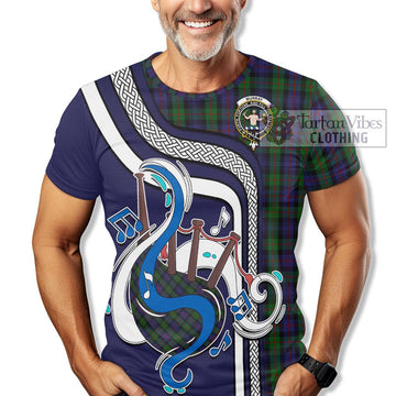 Murray Tartan T-Shirt with Epic Bagpipe Style