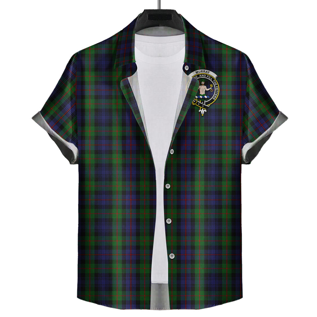 murray-of-atholl-tartan-short-sleeve-button-down-shirt-with-family-crest