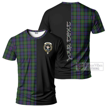 Murray Tartan T-Shirt with Family Crest and Half Of Me Style