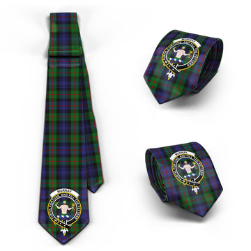 Murray Tartan Classic Necktie with Family Crest