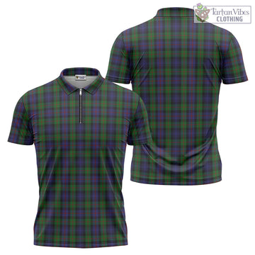 Murray Tartan Zipper Polo Shirt