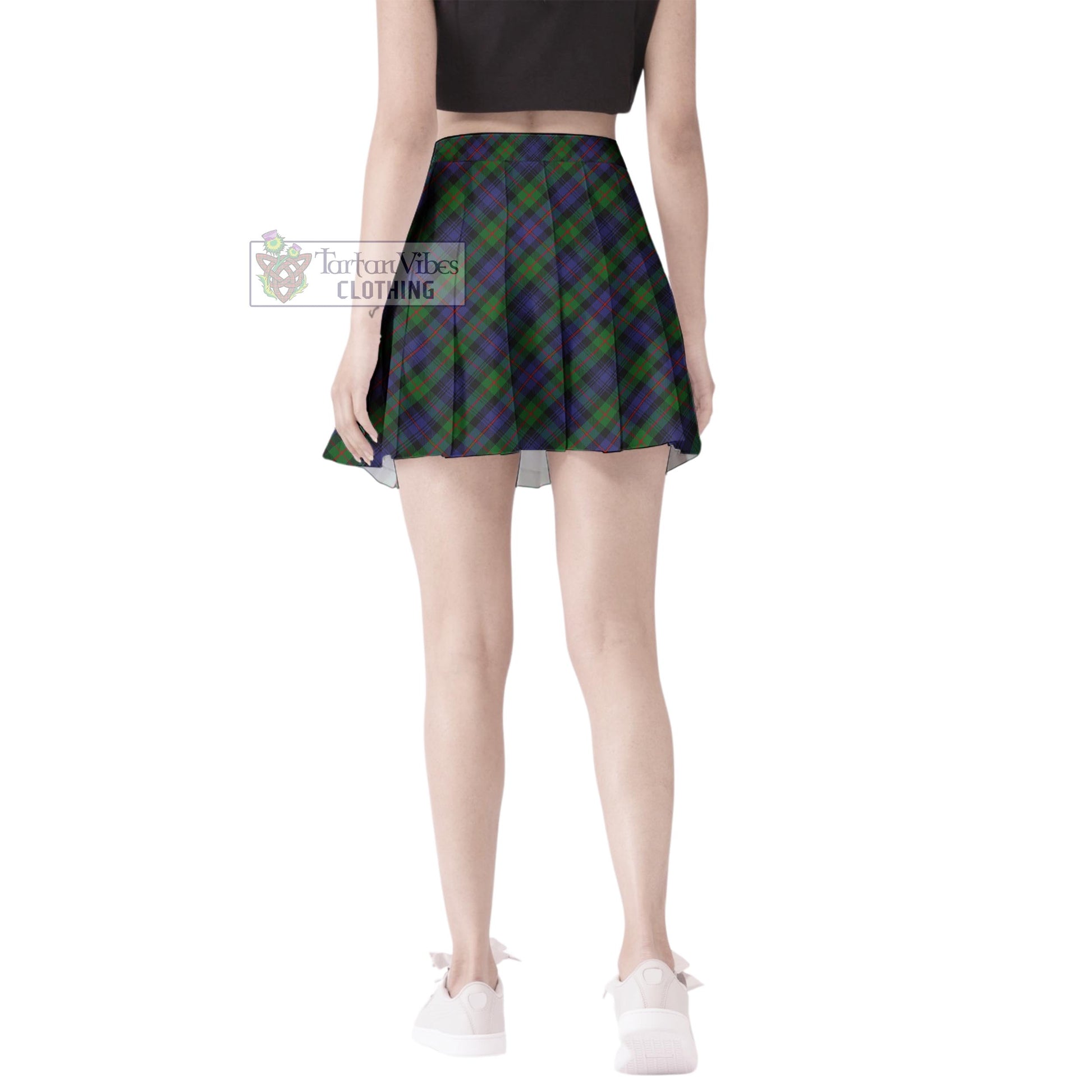 Tartan Vibes Clothing Murray of Atholl Tartan Women's Plated Mini Skirt