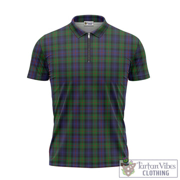 Murray Tartan Zipper Polo Shirt