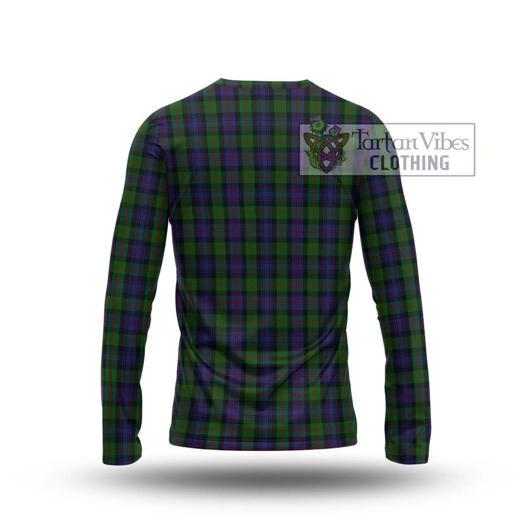 Murray Tartan Long Sleeve T-Shirt with Family Crest DNA In Me Style - Tartanvibesclothing Shop