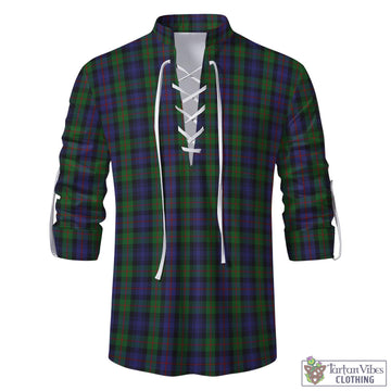 Murray Tartan Men's Scottish Traditional Jacobite Ghillie Kilt Shirt