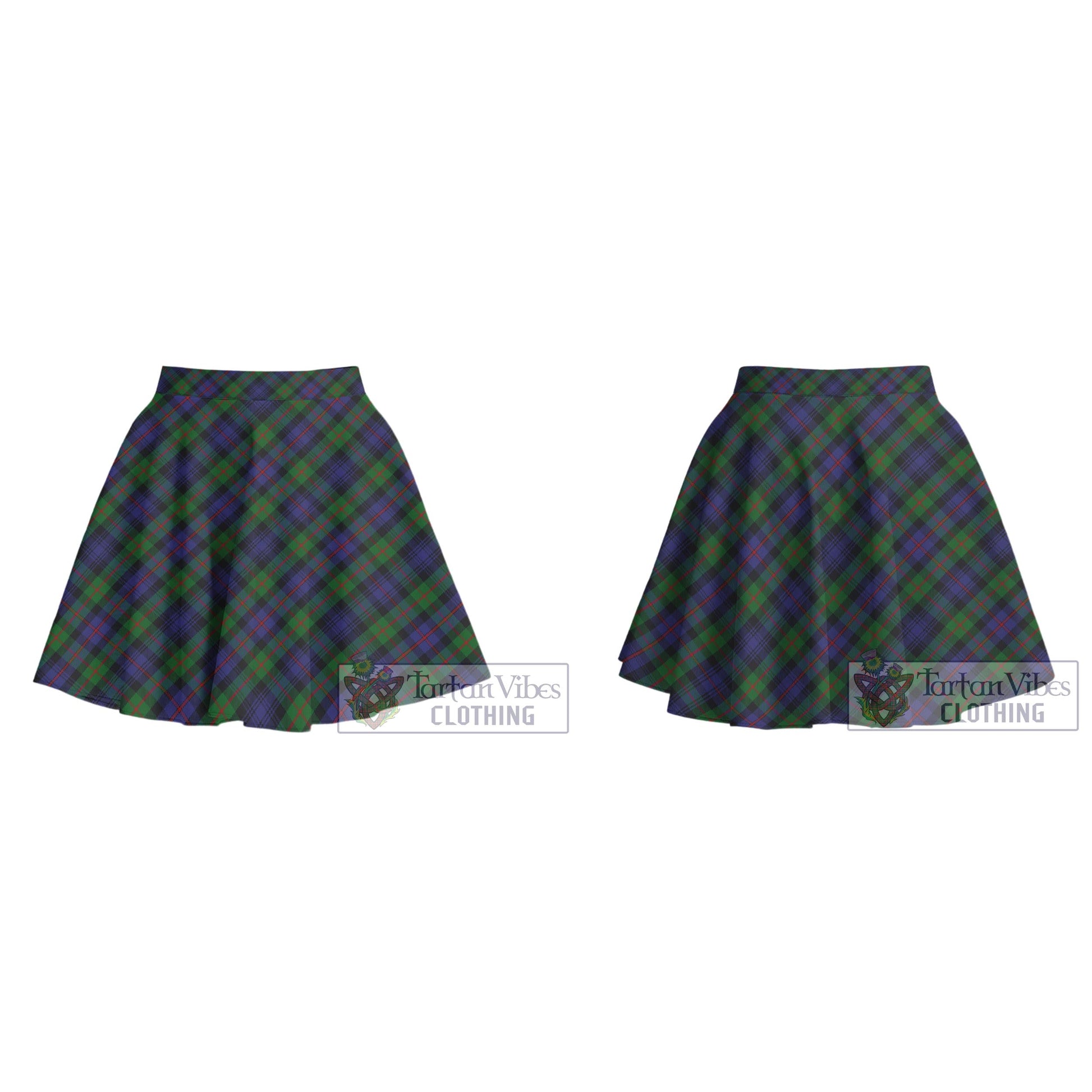 Tartan Vibes Clothing Murray of Atholl Tartan Women's Plated Mini Skirt