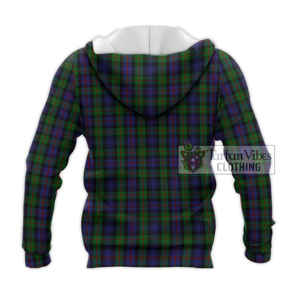 Murray Tartan Knitted Hoodie with Family Crest DNA In Me Style - Tartanvibesclothing Shop