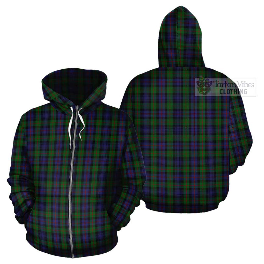 Murray Tartan Cotton Hoodie Zip Hoodie - Tartan Vibes Clothing