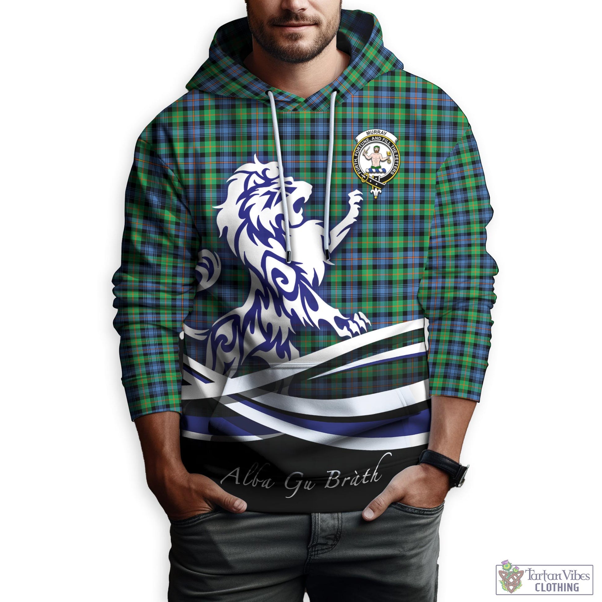 murray-of-atholl-ancient-tartan-hoodie-with-alba-gu-brath-regal-lion-emblem