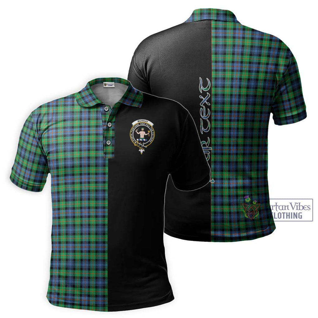 Murray of Atholl Ancient Tartan Polo Shirt with Family Crest and Half Of Me Style Kid - Tartanvibesclothing Shop