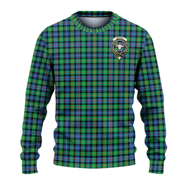 Murray of Atholl Ancient Tartan Ugly Sweater with Family Crest