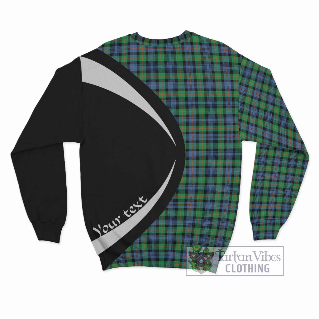 Murray of Atholl Ancient Tartan Sweatshirt with Family Crest Circle Style - Tartan Vibes Clothing