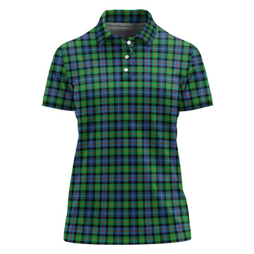 Murray of Atholl Ancient Tartan Polo Shirt For Women