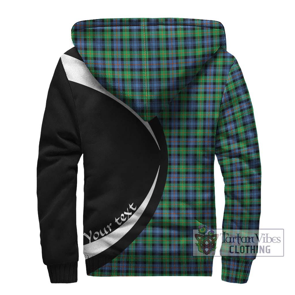 Murray of Atholl Ancient Tartan Sherpa Hoodie with Family Crest Circle Style - Tartan Vibes Clothing