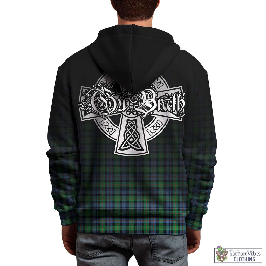 Tartan Vibes Clothing Murray of Atholl Ancient Tartan Hoodie Featuring Alba Gu Brath Family Crest Celtic Inspired