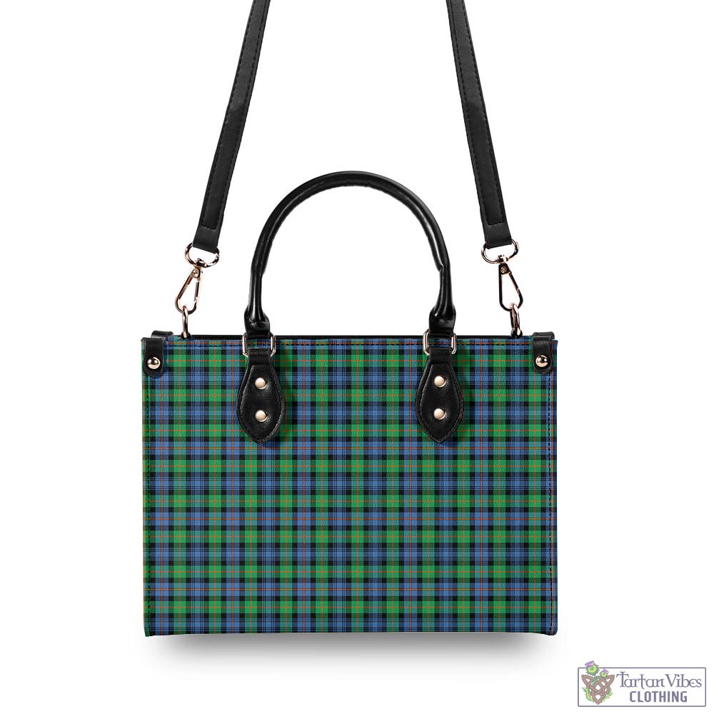 Tartan Vibes Clothing Murray of Atholl Ancient Tartan Luxury Leather Handbags