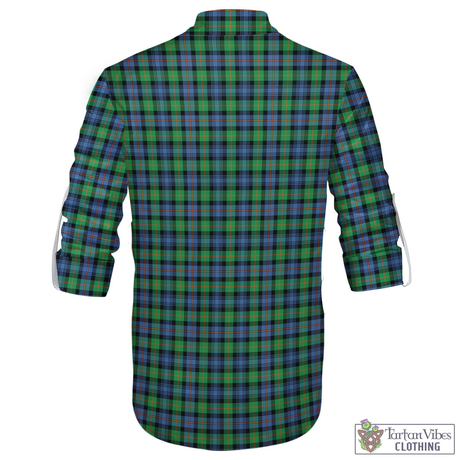 Tartan Vibes Clothing Murray of Atholl Ancient Tartan Men's Scottish Traditional Jacobite Ghillie Kilt Shirt