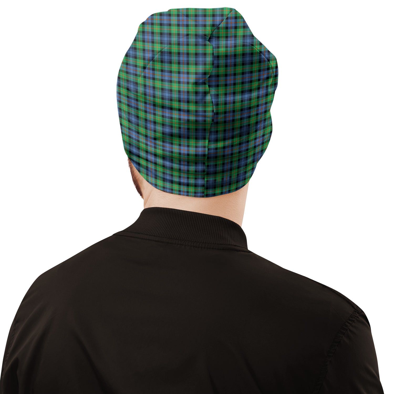 Murray of Atholl Ancient Tartan Beanies Hat with Family Crest - Tartan Vibes Clothing