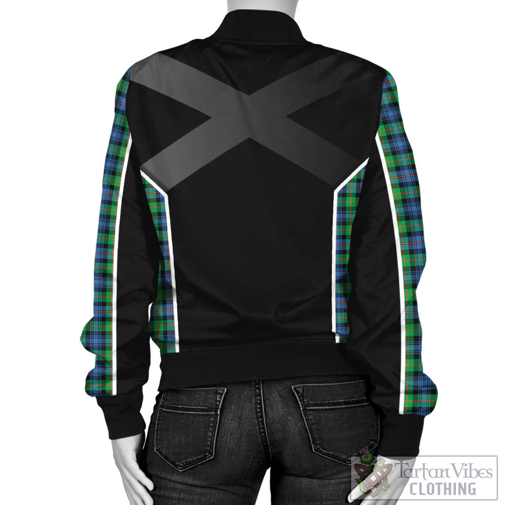 Tartan Vibes Clothing Murray of Atholl Ancient Tartan Bomber Jacket with Family Crest and Scottish Thistle Vibes Sport Style