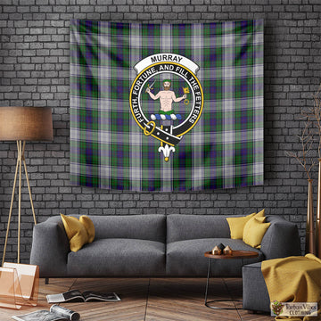 Murray of Atholl Dress Tartan Tapestry Wall Hanging and Home Decor for Room with Family Crest