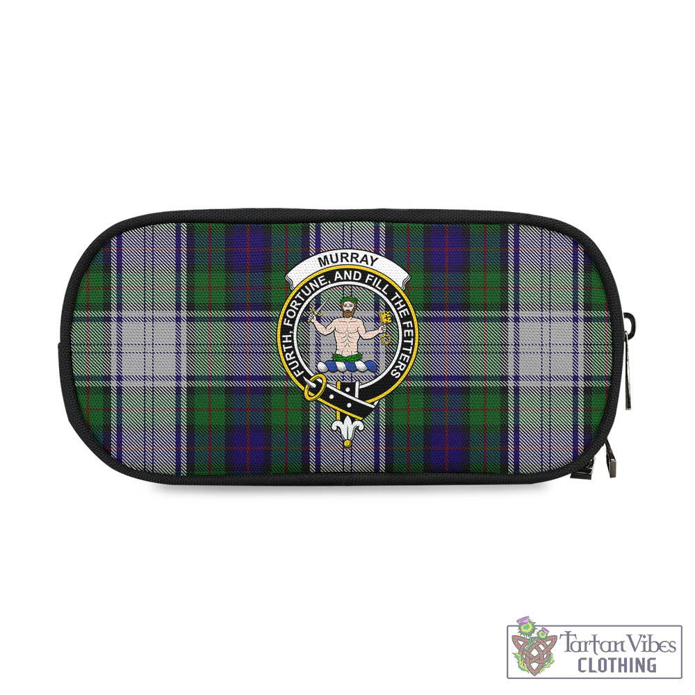 Tartan Vibes Clothing Murray of Atholl Dress Tartan Pen and Pencil Case with Family Crest