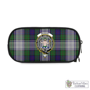 Murray of Atholl Dress Tartan Pen and Pencil Case with Family Crest