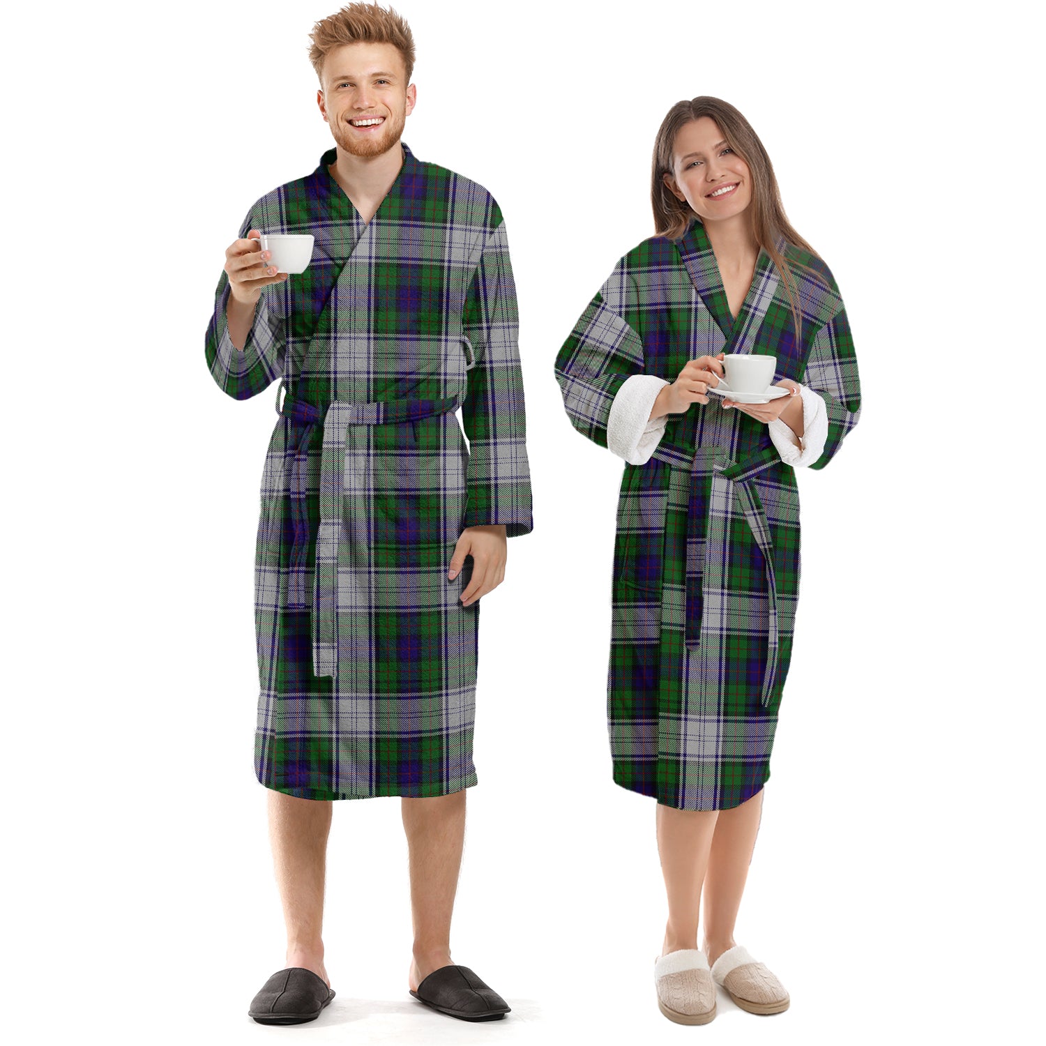 Murray of Atholl Dress Tartan Bathrobe Unisex S - Tartan Vibes Clothing