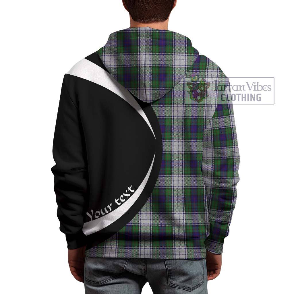 Tartan Vibes Clothing Murray of Atholl Dress Tartan Hoodie with Family Crest Circle Style