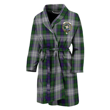 Murray of Atholl Dress Tartan Bathrobe with Family Crest